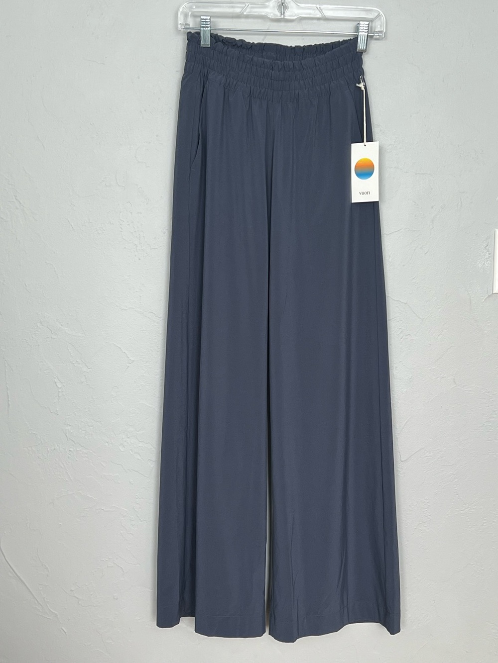NWT Vuori Villa Wideleg Pant Azure XS High Rise Travel Lounge - Picture 5 of 10